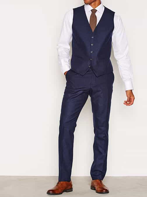 Shdone Myloiver Navy Waistcoat - Imagen 3