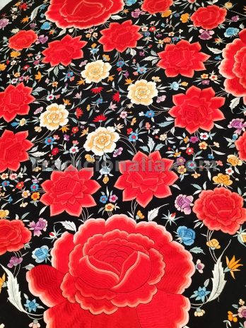 Impresionante diseño de mantón siglo XIX