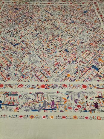 Maravilloso mantón de Manila ciudad china