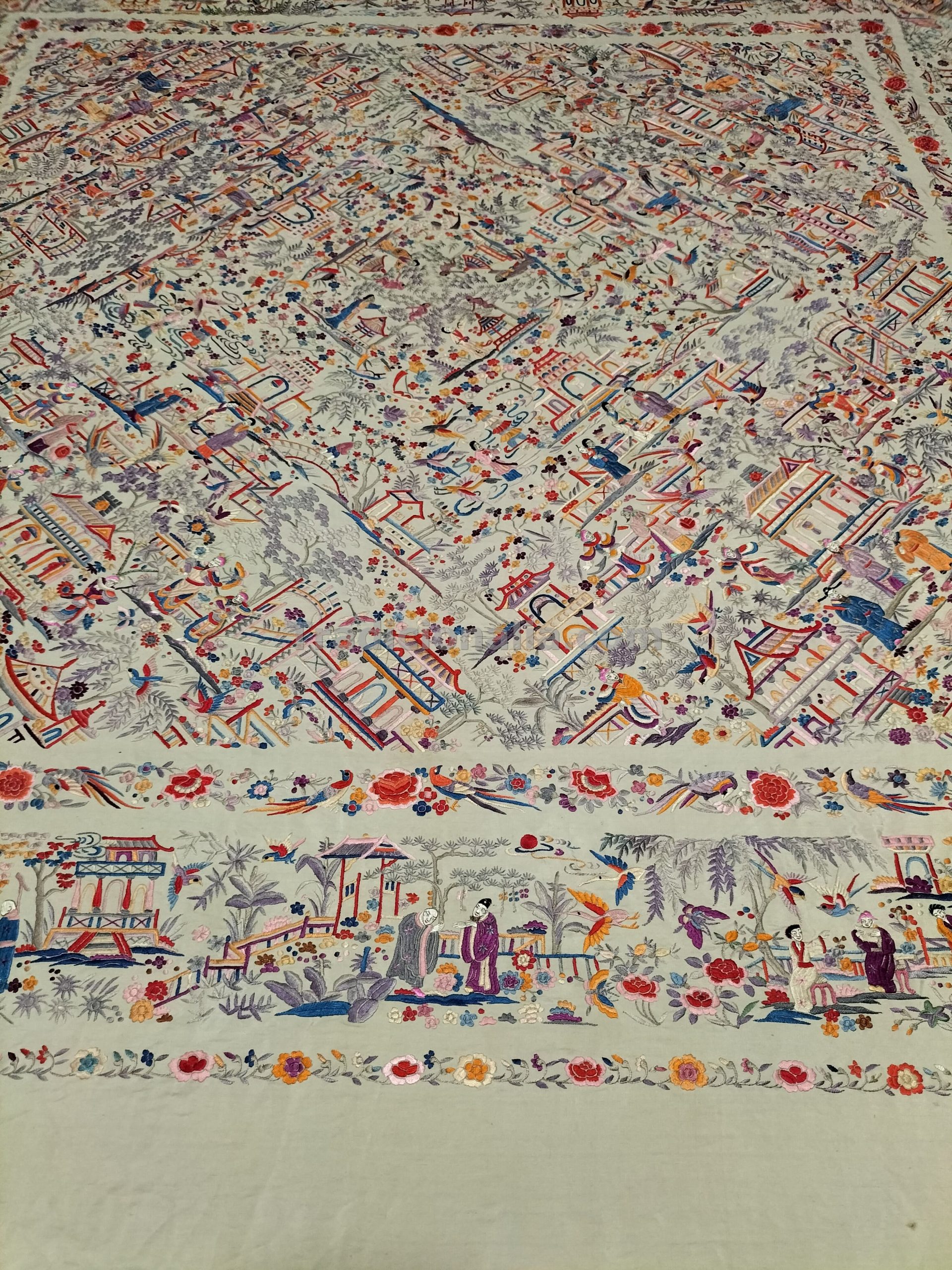 Maravilloso mantón de Manila ciudad china