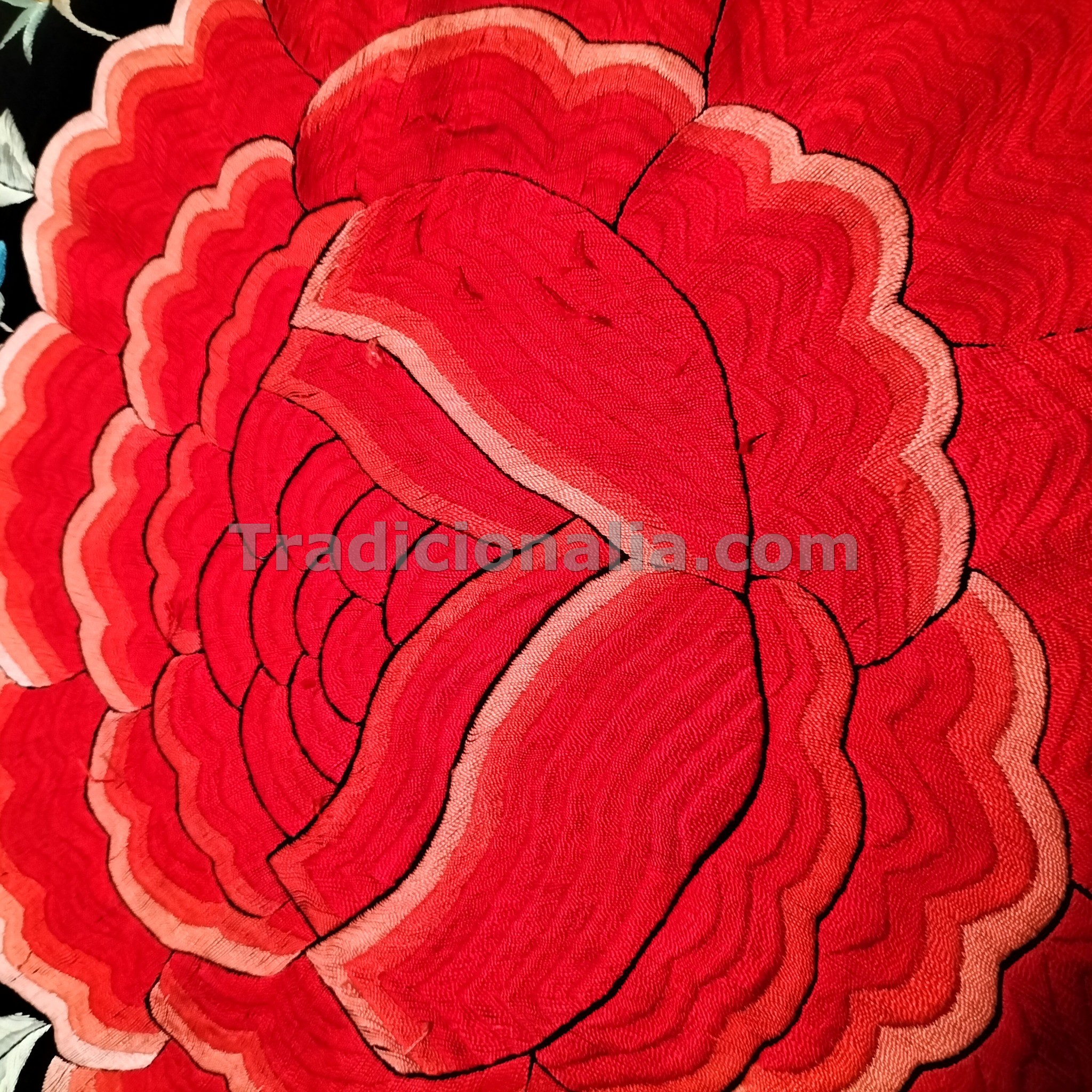 Impresionante diseño de mantón siglo XIX - Imagen 3