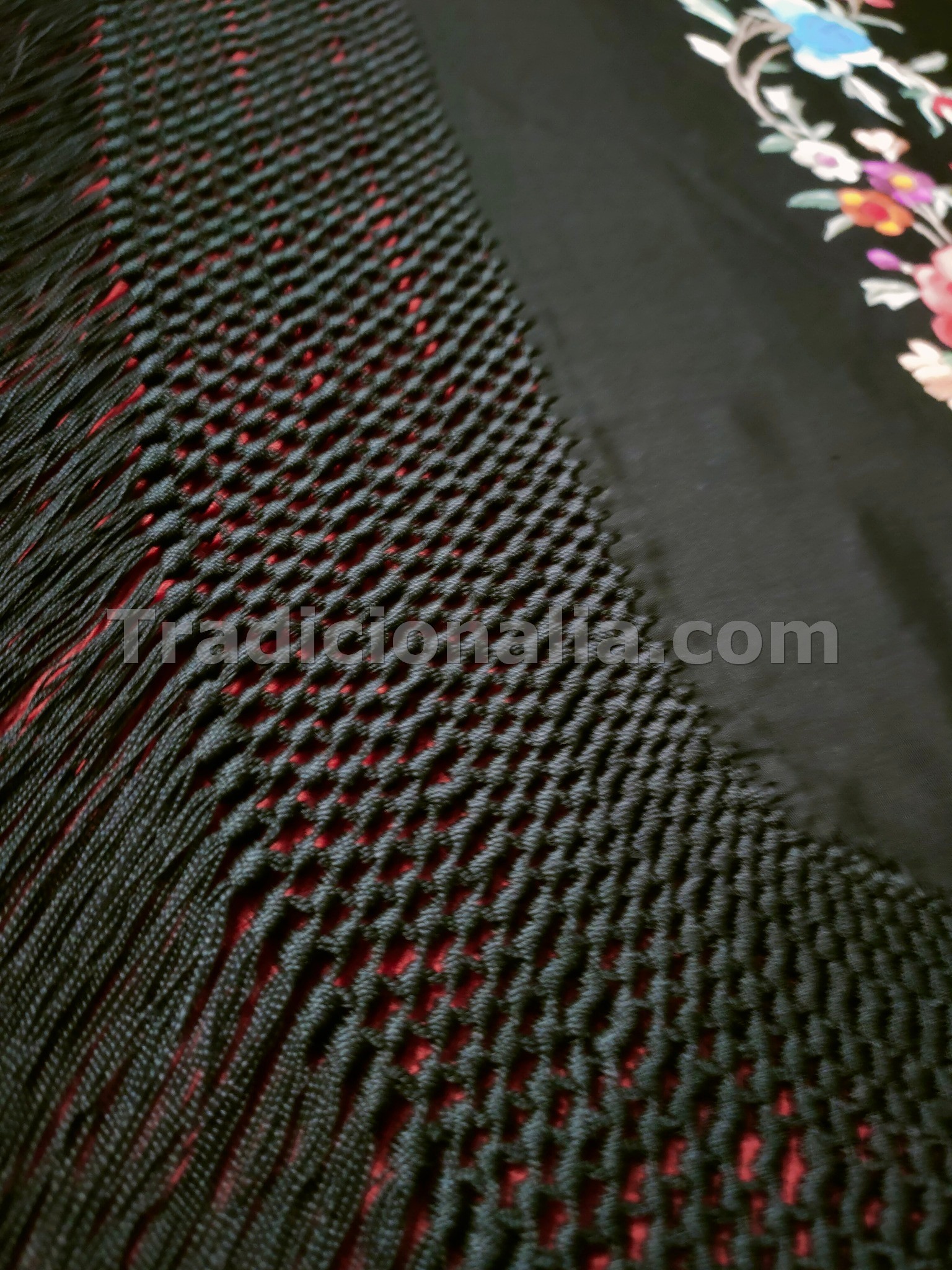 Impresionante diseño de mantón siglo XIX - Imagen 4