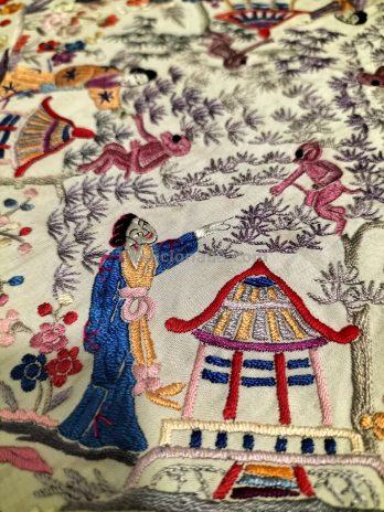 Maravilloso mantón de Manila ciudad china